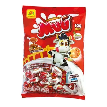 CARAMELO MUU CAJETA CON 100