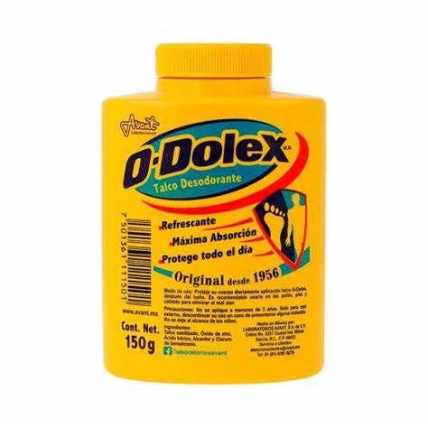 TALCO ODOLEX BOTE CHICO 150GR, CON 6