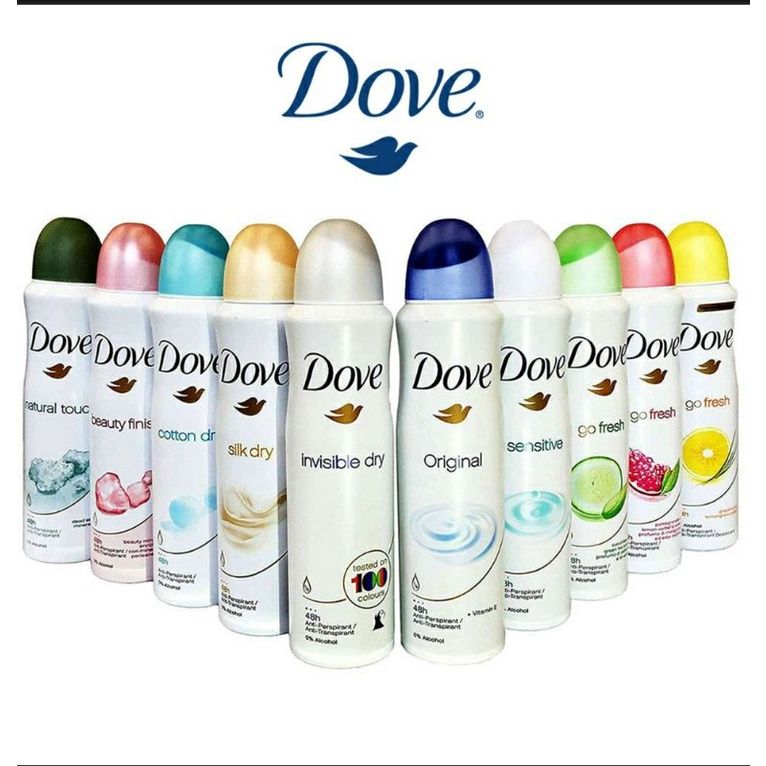 DESODORANTE ANTITRANSPIRANTE DOVE  87 GR. AEROSOL, MUJER, SURTIDOS