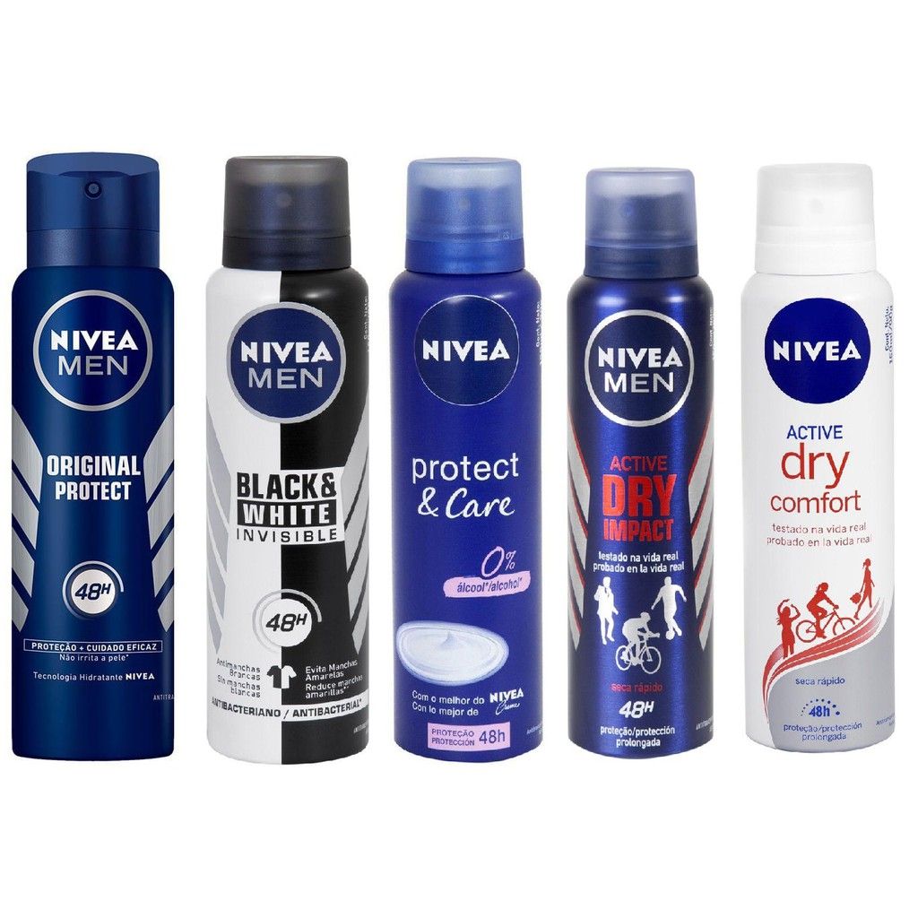DESODORANTE ANTITRANSPIRANTE NIVEA 150 ML, AEROSOL, CABALLERO