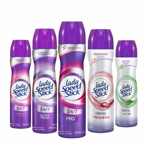 DESODORANTE ANTITRANSPIRANTE LADY SPEED AER 150 ML. 91GR, SURTIDOS,