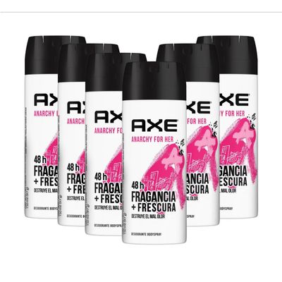DESODORANTE ANTITRANSPIRANTE AXE AEROSOL 150 ML, MUJER