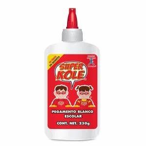 PEGAMENTO ESCOLAR BLANCO 60GR, SUPER KOLE, CON 12