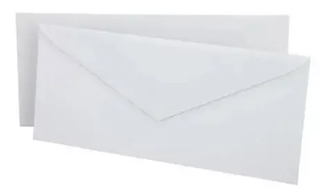 SOBRE CORRESPONDENCIA, BLANCO CON 100