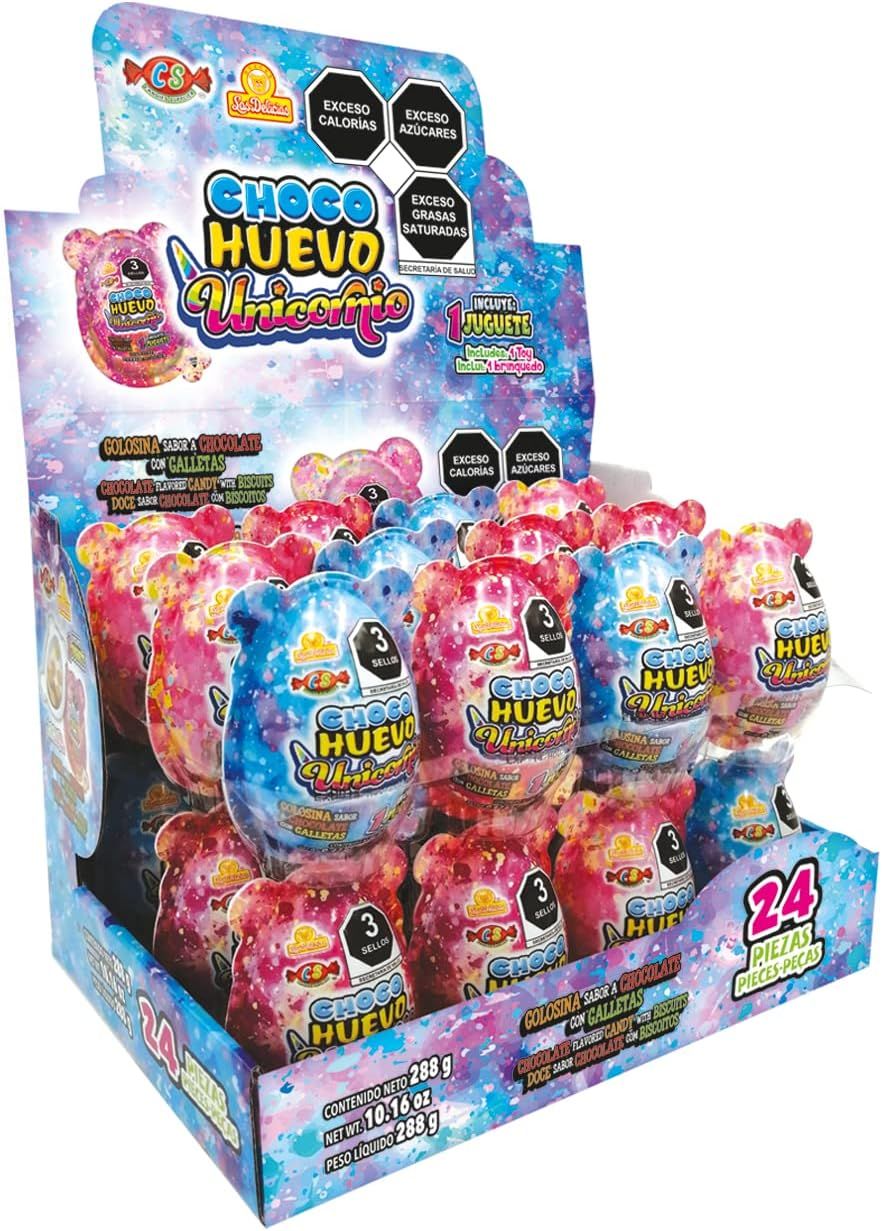 CHOCO HUEVO UNICORNIO CON 24
