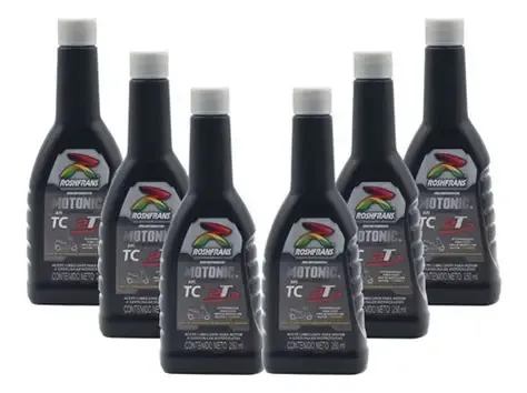 ACEITE ROSHFRANS 2 Y 4 TIEMPOS, 250ML, CON 6