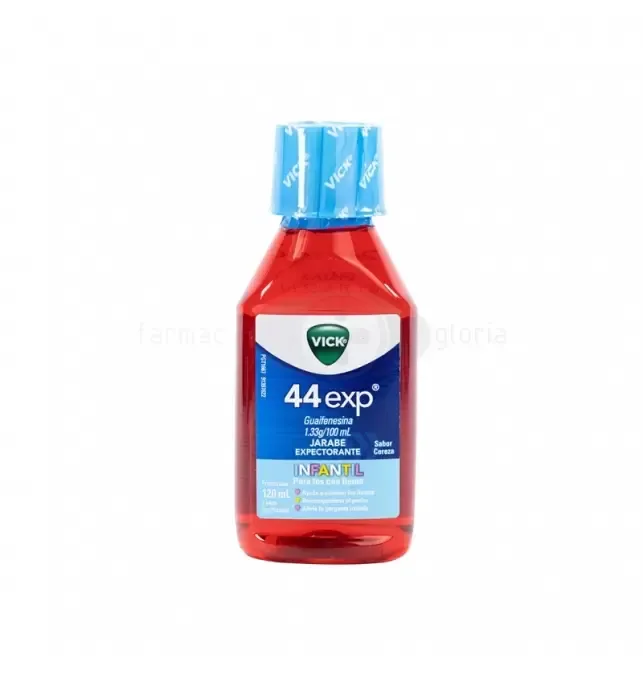 JARABE VICK 44 120 ML. MIEL EXPECTORANTE, ROJO