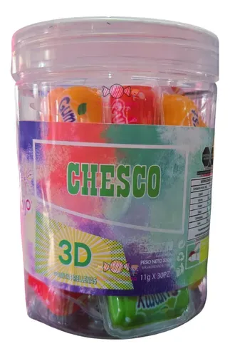 GUMMY CHESCOS RELLENAS, CON 30