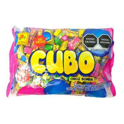 CHICLE CUBO DE LA ROSA CON 100
