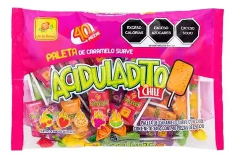PALETA ACIDULADA DE LA ROSA, CON 40