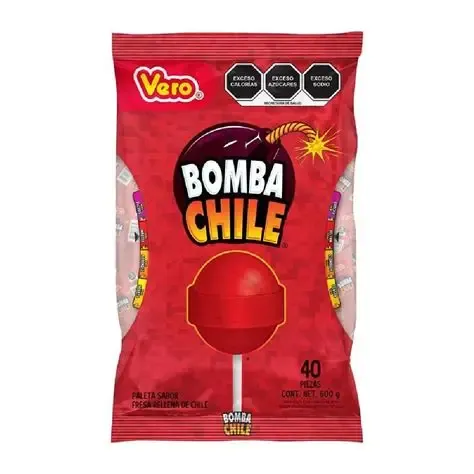 PALETA BOMBA CHILE VERO CON 40