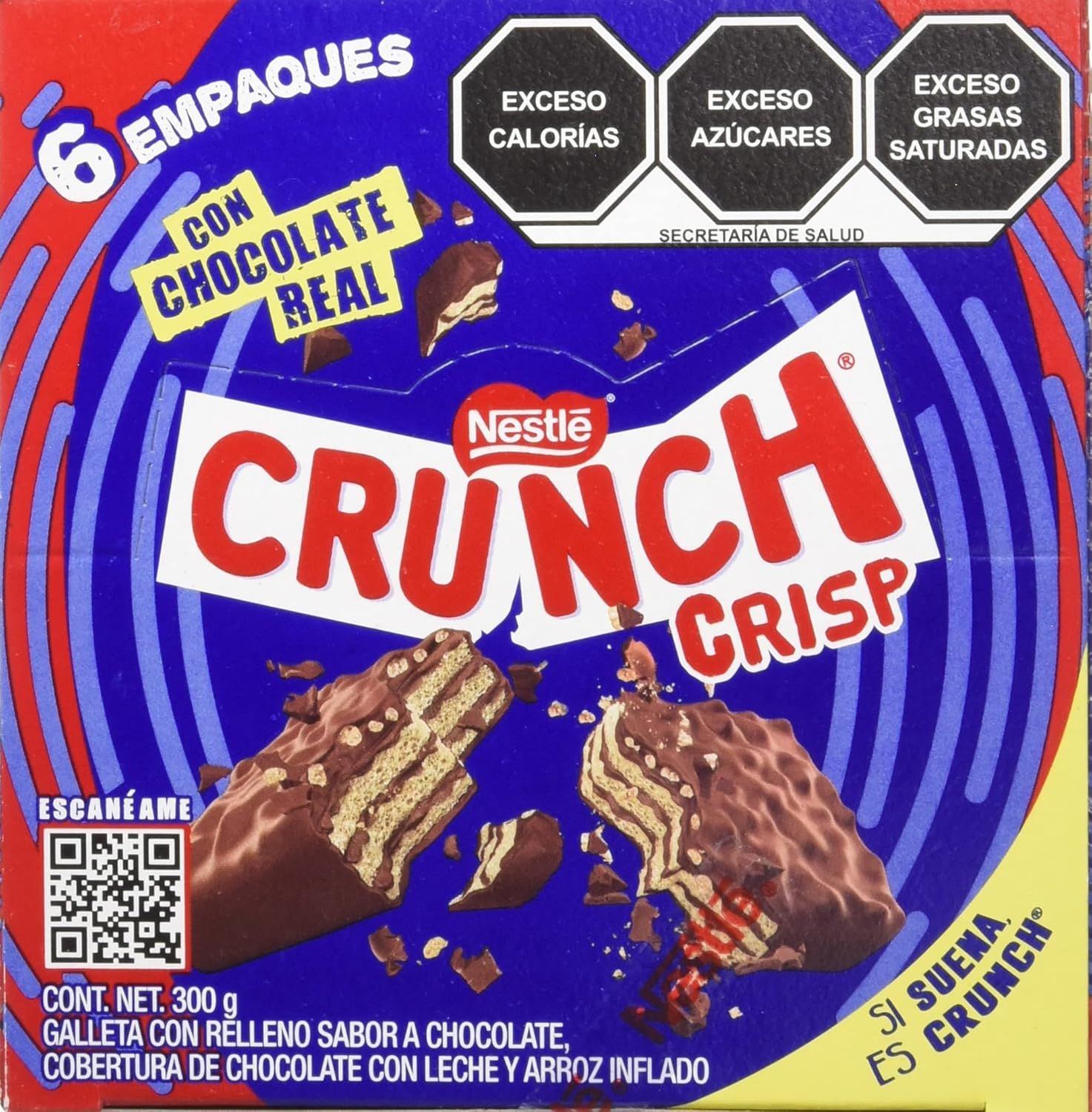 CHOCOLATE CRUNCH CRISPIS CON 6