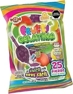 FRUTTI GELATINAS LAS DELICIAS, BOLSA CON 25