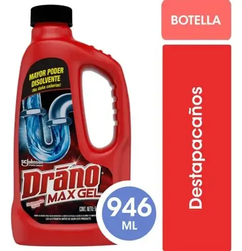 DESTAPACAÑOS DRANO, 946ML, MAX GEL