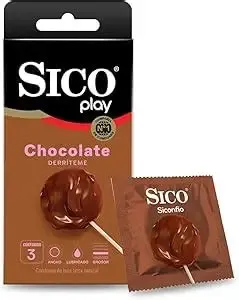 PRESERVATIVO SICO, CHOCOLATE, CON 12 EMPAQUES CON 3 PIEZAS
