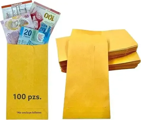 SOBRE COIN BILLETERO CON 100