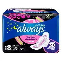 TOALLA ALWAYS NOCT.C/A FSA C/22+8 SUAVE
