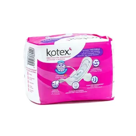 TOALLA KOTEX NOCTURNA C/A C/10 (10+2 B)