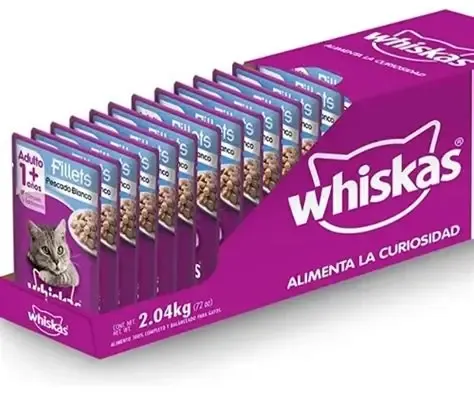 WHISKAS ALIMENTO HUMEDO PARA GATO, SOBRE CON 84GR