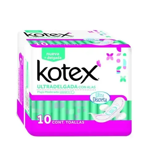 TOALLA KOTEX ULTRA DELGADA C/A FM C/10 (12 B)