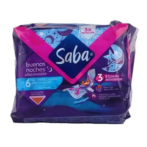 TOALLA SABA BUENAS NOCHES C/A C/4+2 (20 B) EXTRA