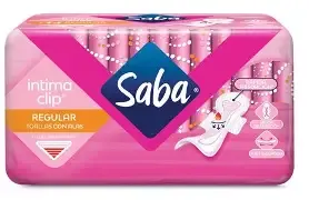 TOALLA SABA INTIMA CLIP C/A 3X2