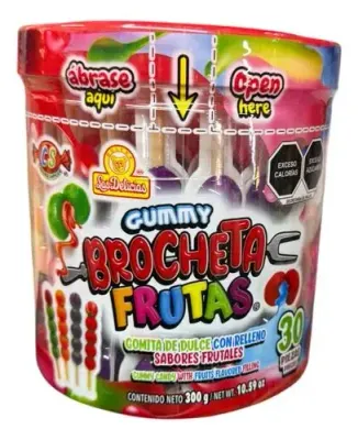 BROCHETA FRUTAS LAS DELICIAS, CON 30