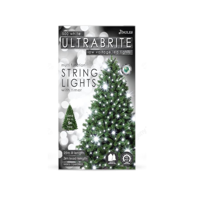 Jingles Ultrabrite LED Christmas Lights - Indoor & Outdoor