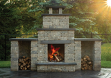 Barkman Compact Quarry Stone Fire Place