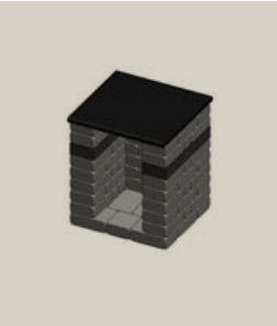 Barkman Quarry Stone Compact Pizza Oven Kit (Wood Storage)