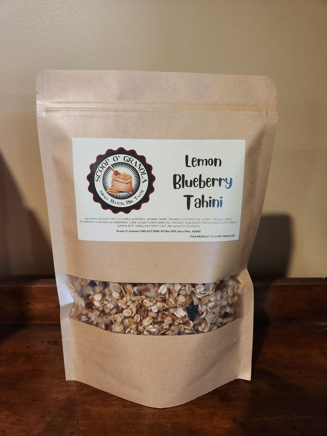 Lemon Blueberry Tahini