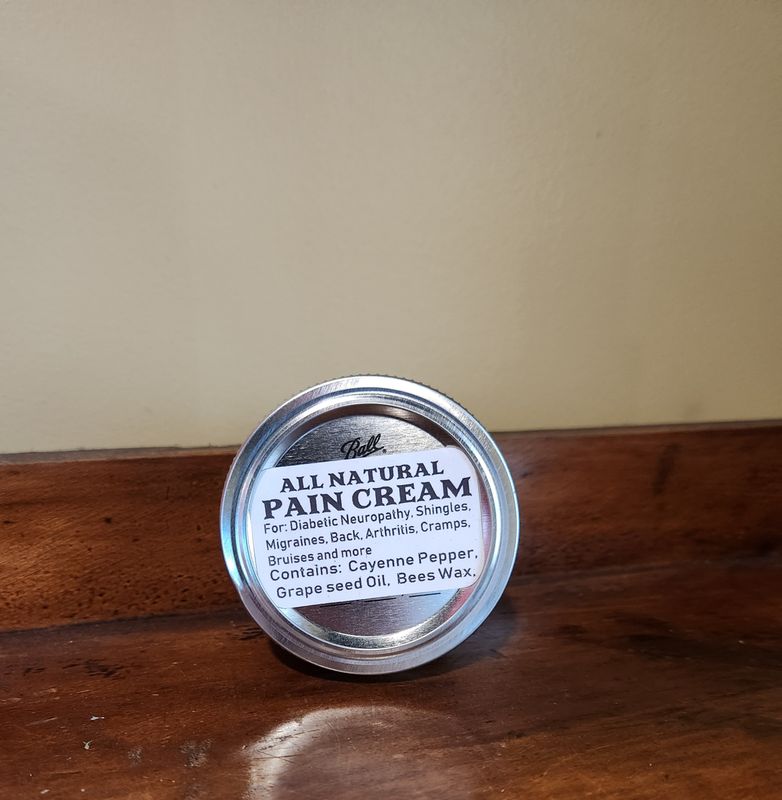 Home Produced Pain Cream