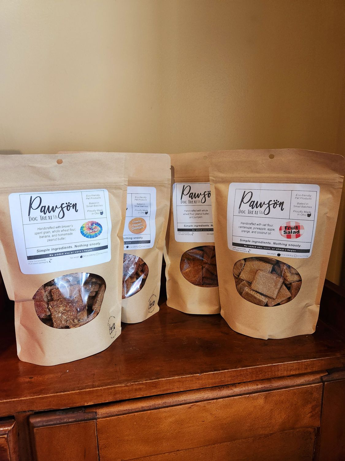 Pawson Dog Treats assorted flavors