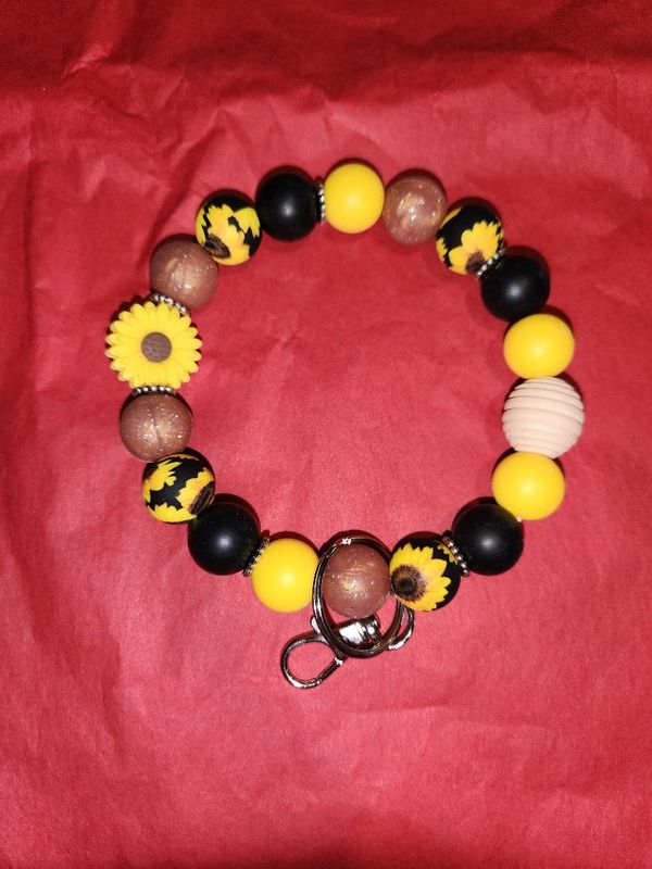 Sunflower Wristlet