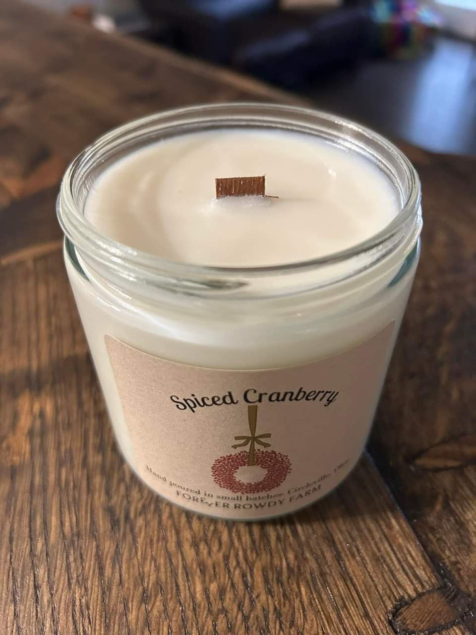 Spiced Cranberry Woodwick Candle