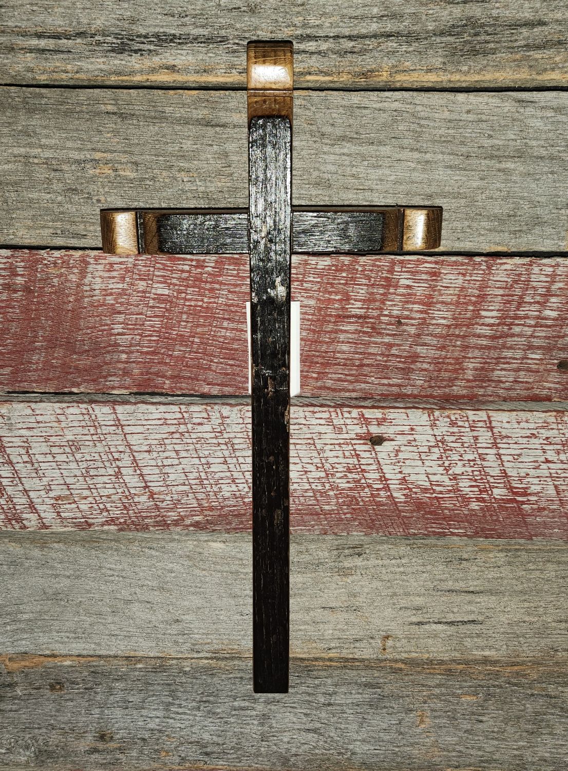Bourbon Barrel Wooden Cross