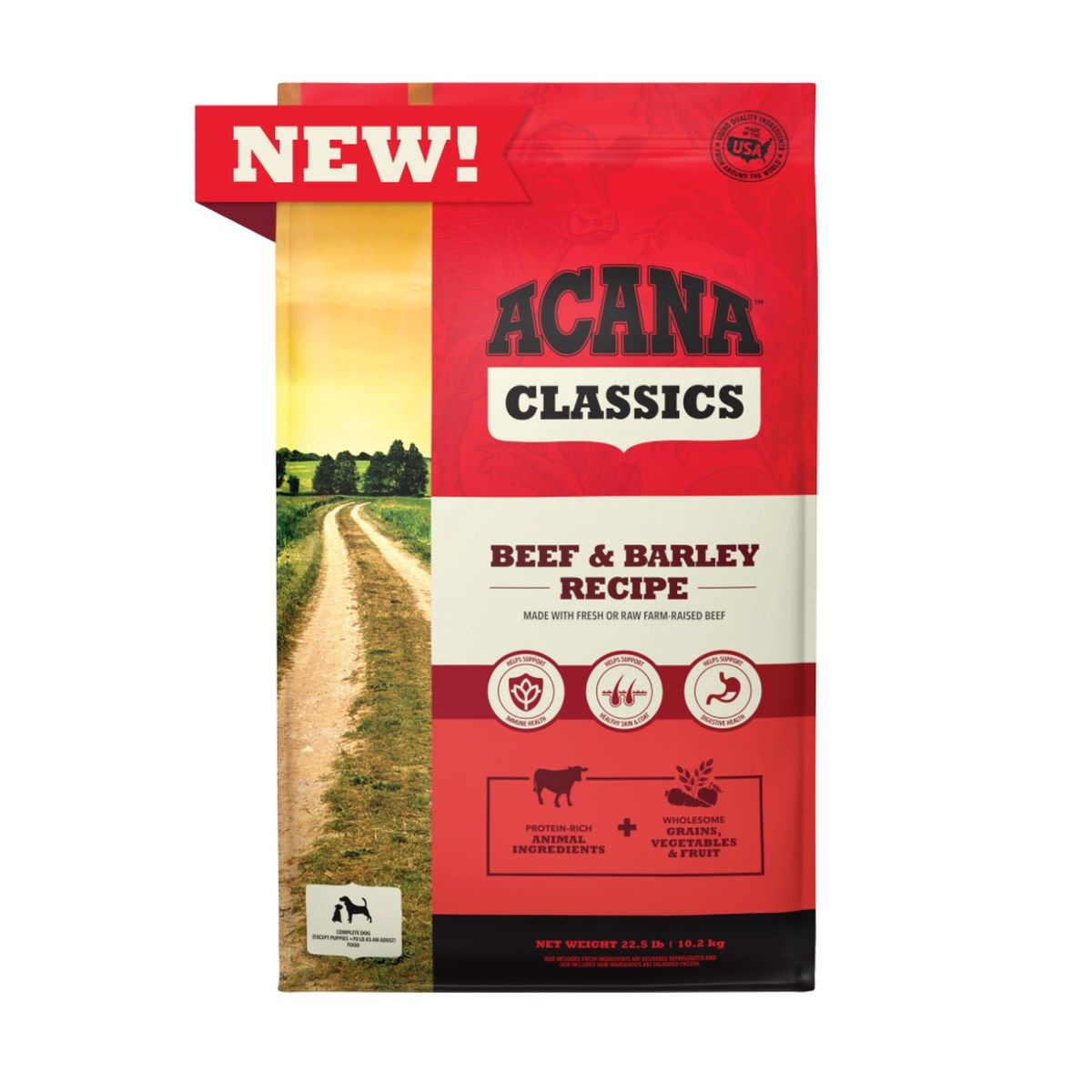 Acana Classics Beef Barley 22.5LB