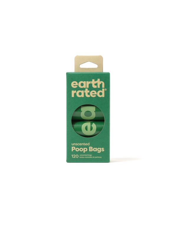 Earth Rated Unscented Poop Bags (120 Bags)