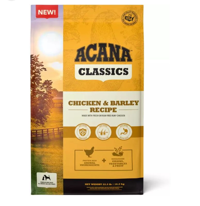 Acana Classics Chicken Barley 22.5LB