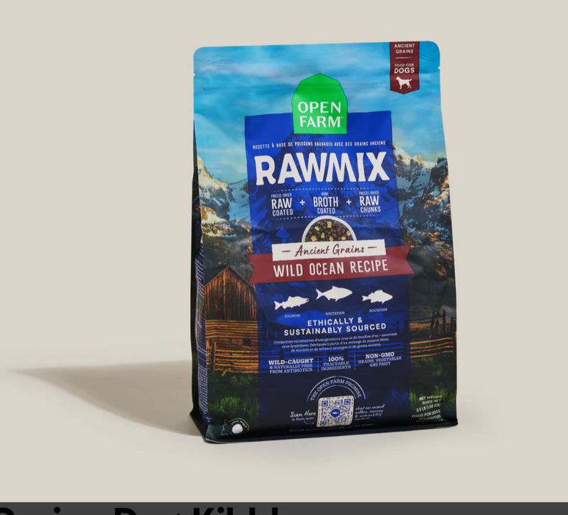 Open Farm Rawmix Wild Ocean Recipe Ancient Grain (20lb)