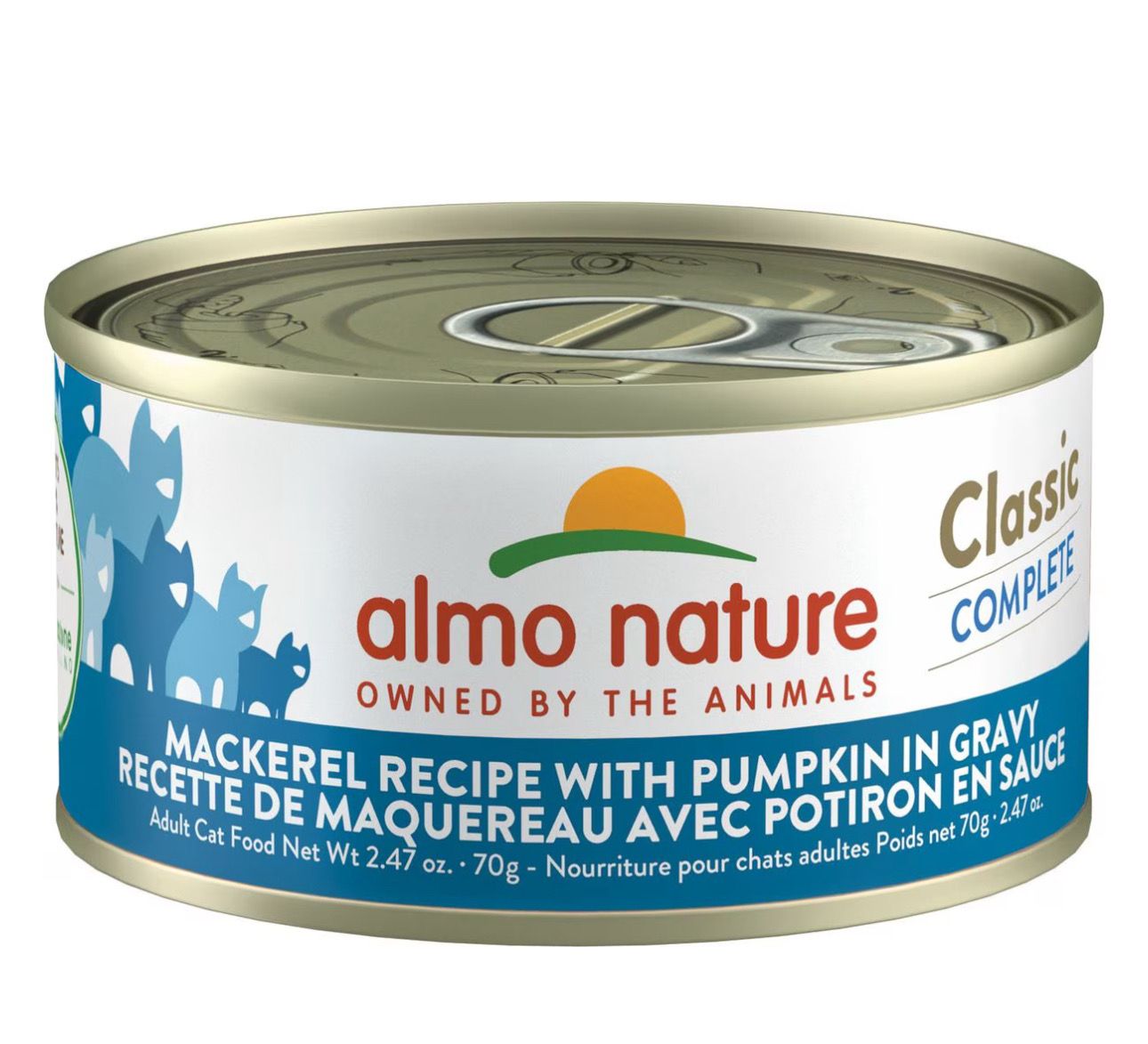 Almo Cat Classic Mackerel Pumpkin Gravy Can