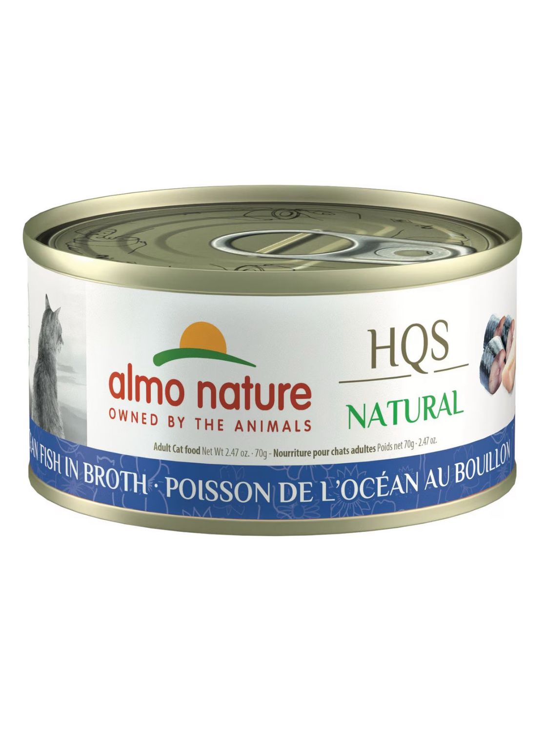 Almo Cat Natural Ocean Fish Broth Can