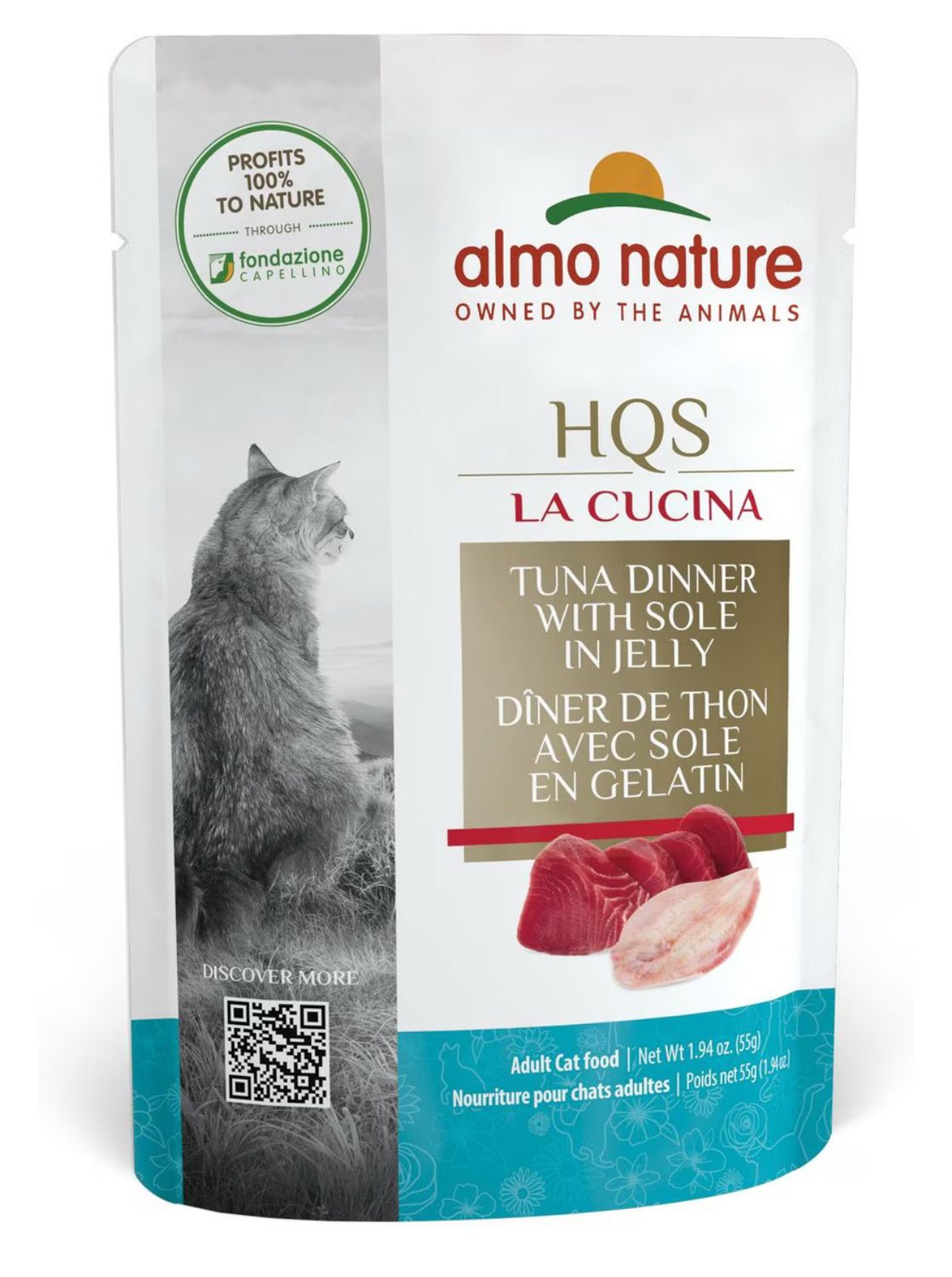Almo Cat La Cucina Tuna Sole Jelly Pouch