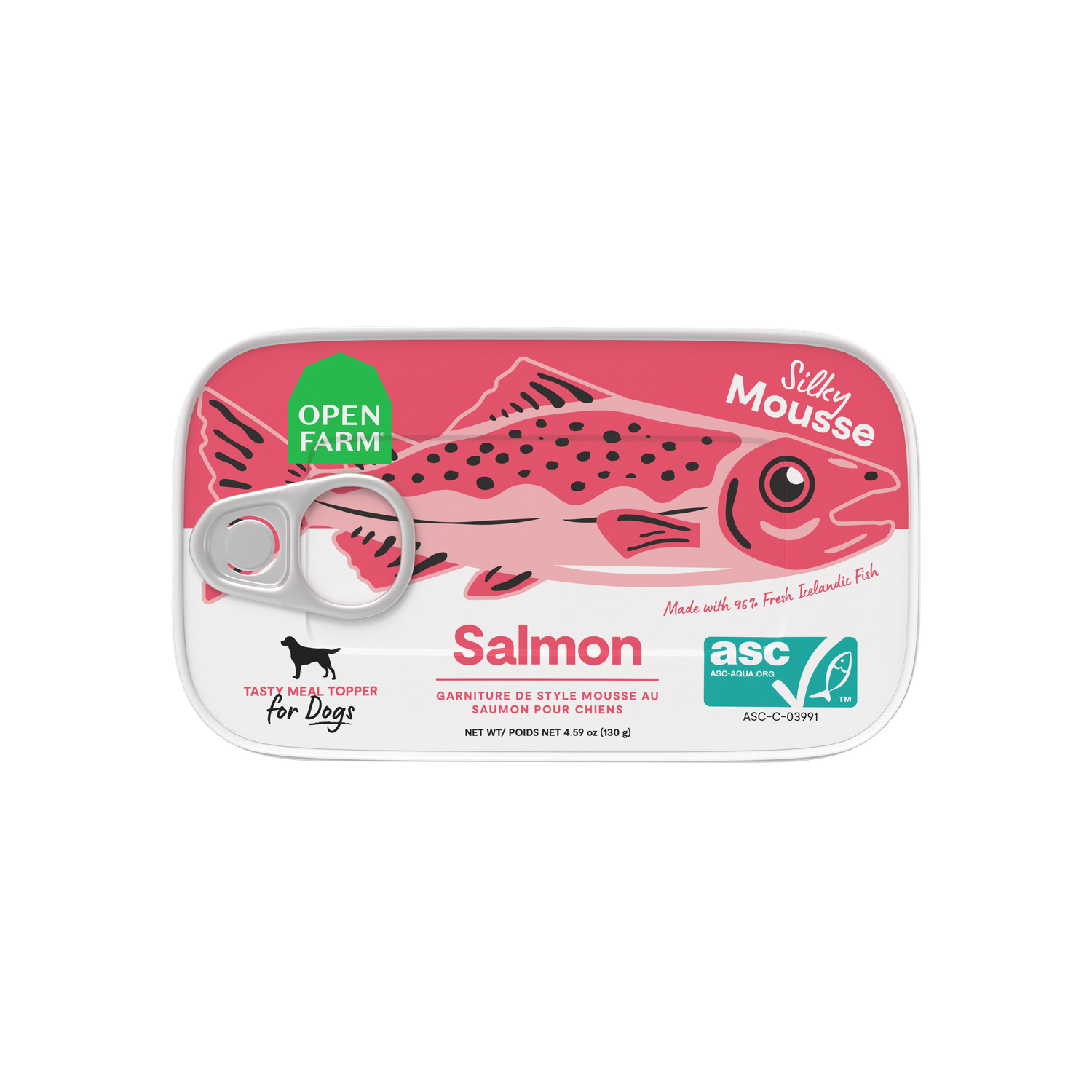 Salmon Tin for Topper Dogs 4.59oz