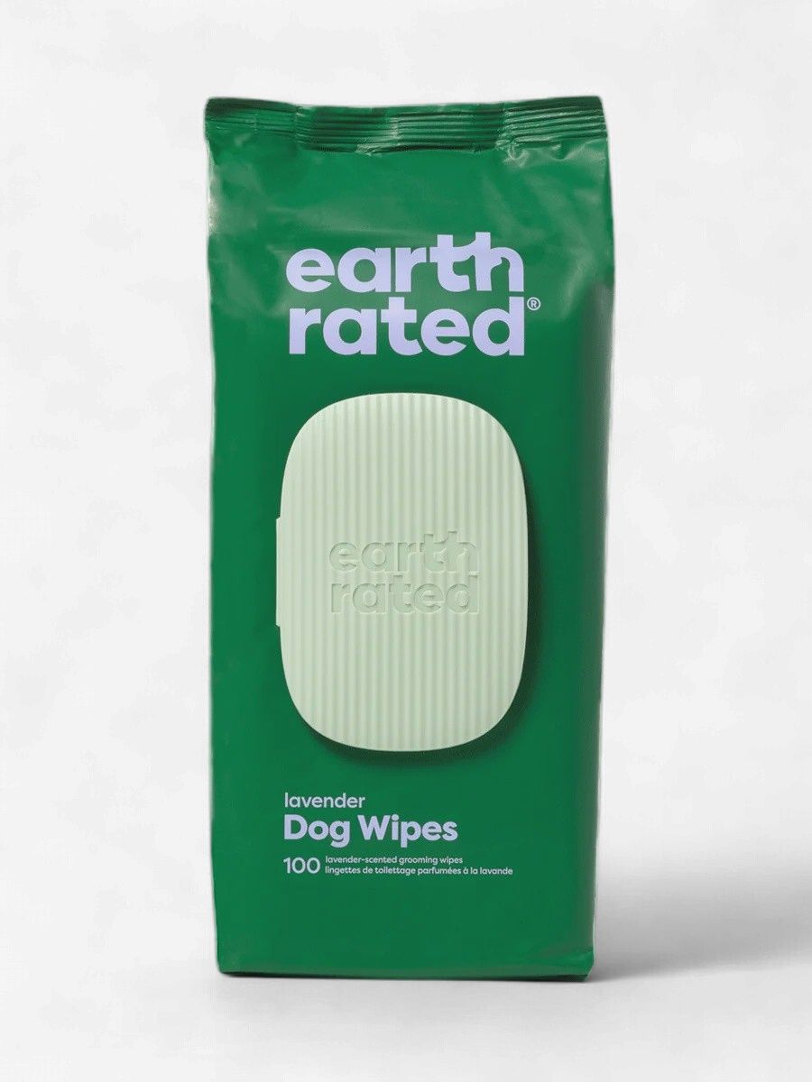 Dog Grooming Wipes - Lavender Hypoallergenic Wipes for Paws, Body &amp; Bum | Gentle Daily Cleaning 100ct