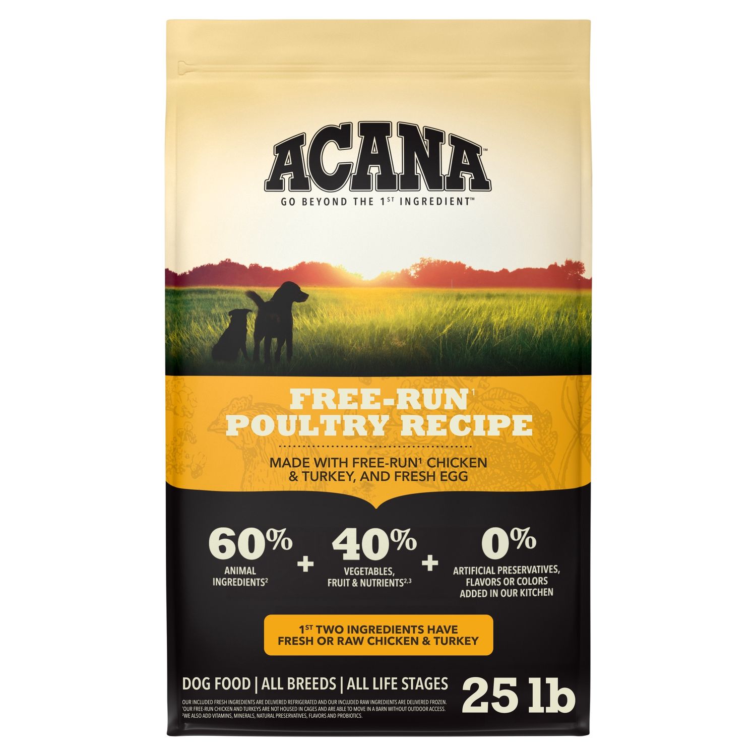 Acana  Dog Free-Run Poultry Recipe 25lb