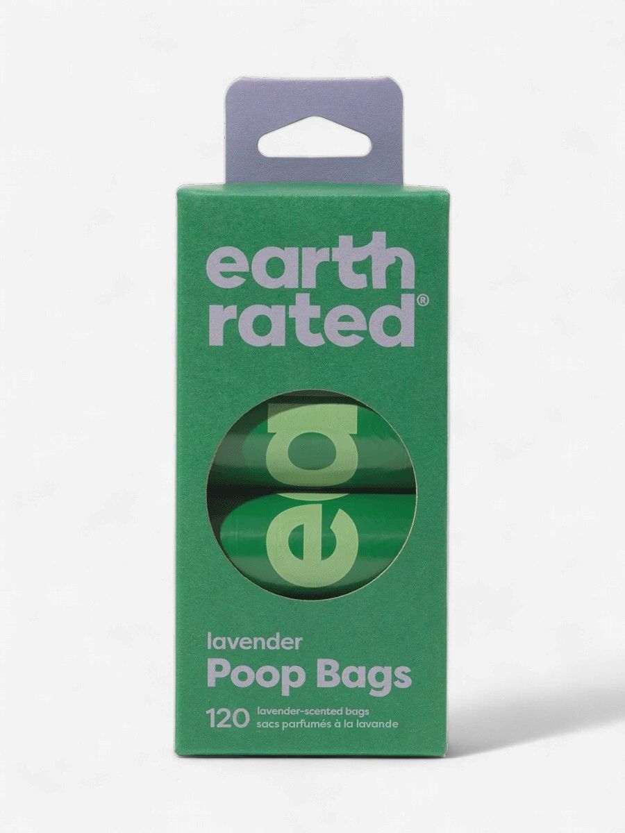 Dog Lavender Poop Bag Refill Rolls – Leak-Proof, Extra Strong 120ct