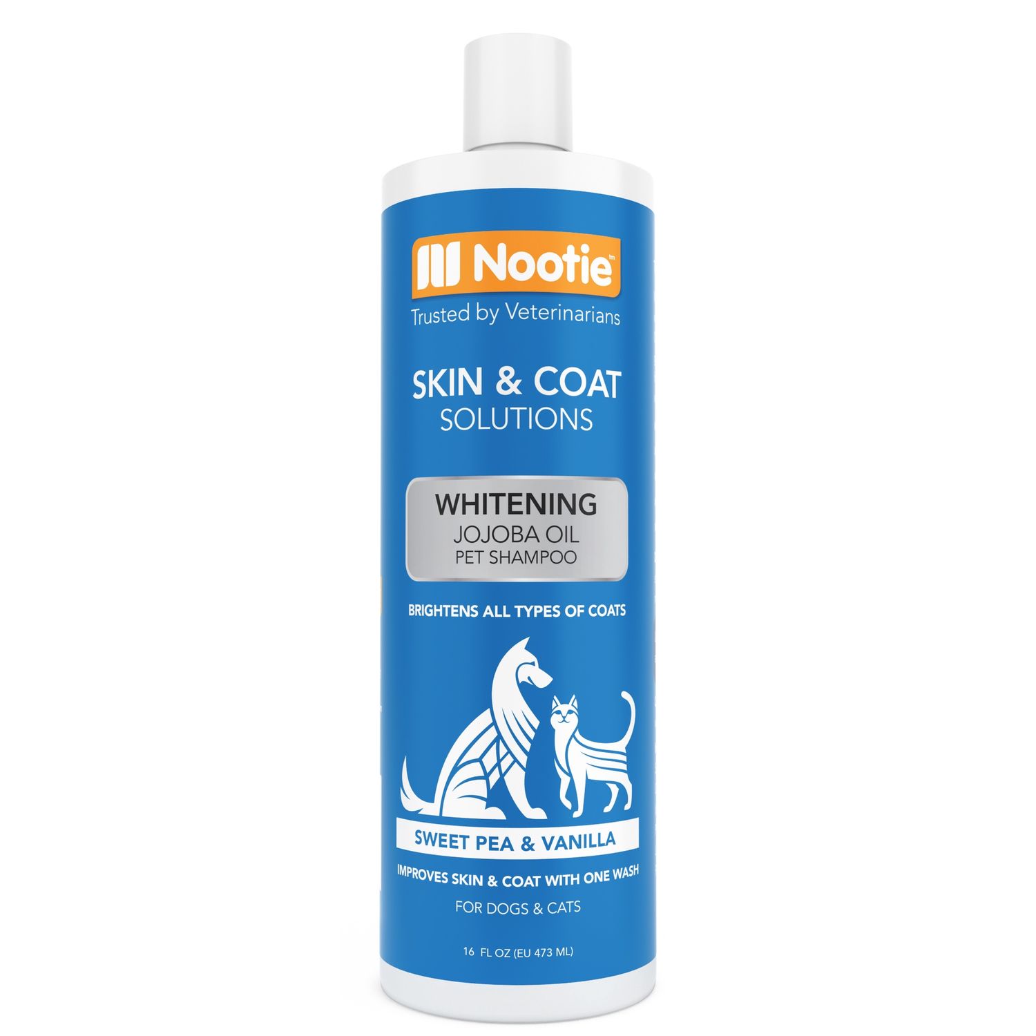 Whitening Jojoba Oil Pet Shampoo Sweet Pea &amp; Vanilla