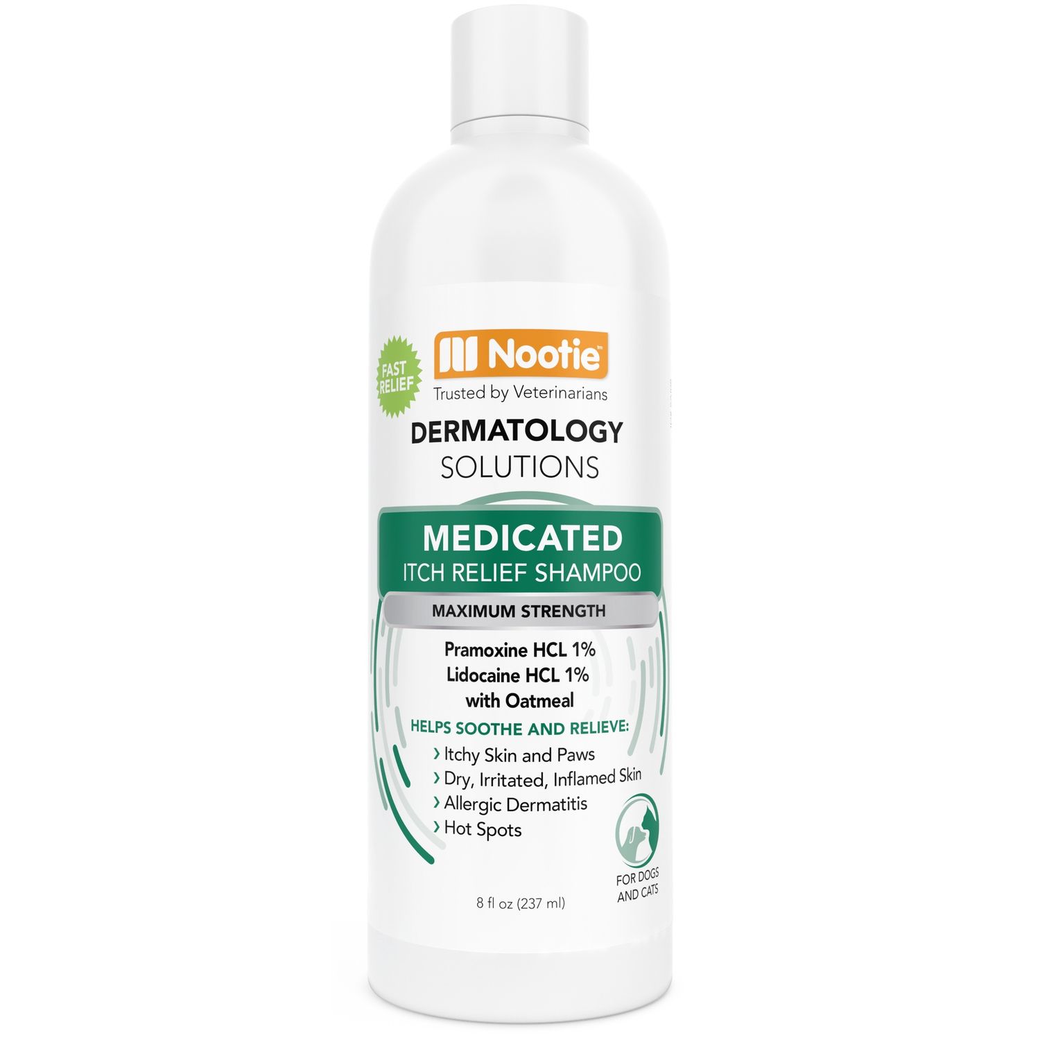 Itch Relief Medicated Shampoo Relieves Itching &amp; Scratching 8oz