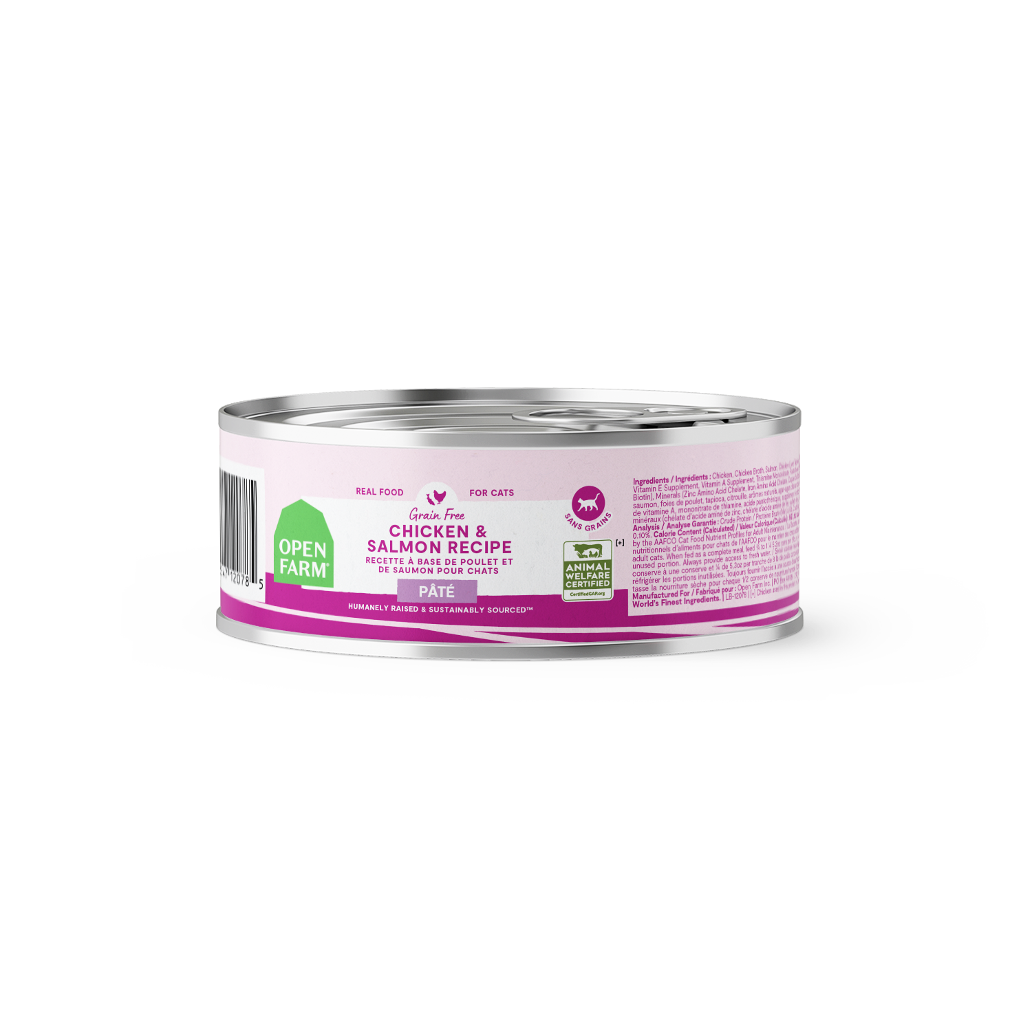 Chicken &amp; Salmon Pâté for Cats 2.8oz
